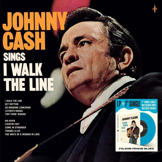Cash ,Johnny - Sings I Walk The Line + 7 Inch ( Ltd Color )